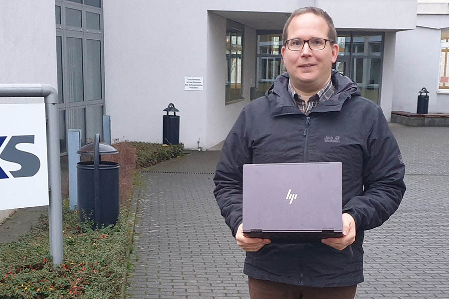 Holger Wolf (Grne): Spenden ungenutzter Laptops und Tablets 