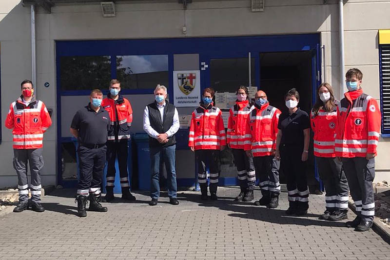 Das ehrenamtliche Team war am Samstag in der Fieberambulanz im Einsatz. Foto: Kreisverwaltung Neuwied