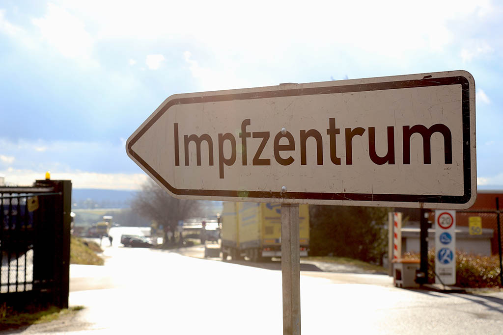 Die Innenrume im Impfzentrum sollen schner werden. 