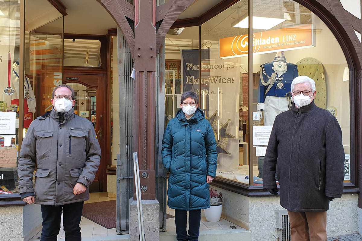 Annette Frster, Holger Wolf, Hans-Joachim Schmitz. Foto: privat