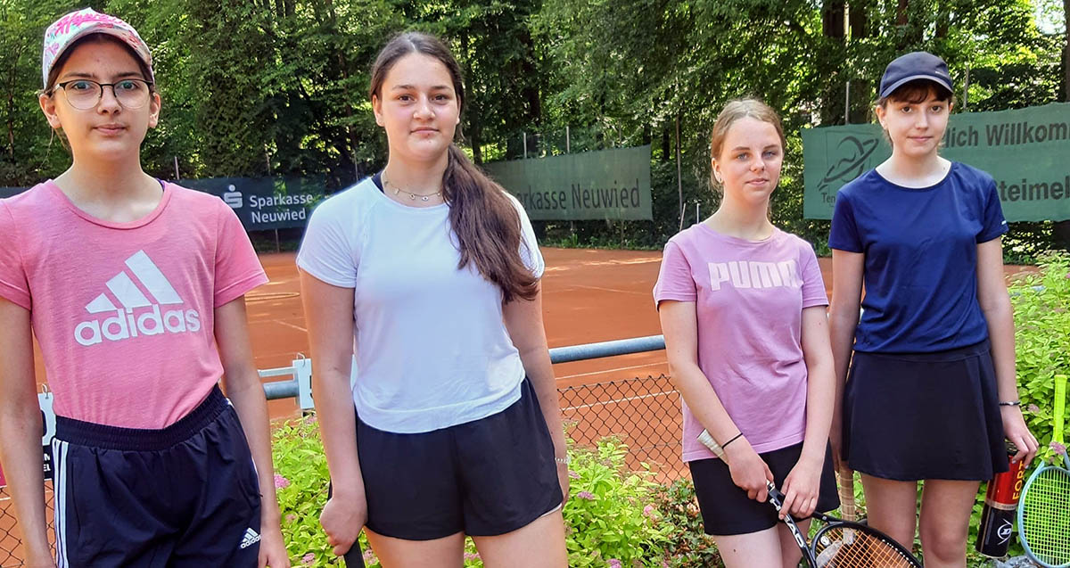 Im Einsatz waren von links nach rechts: Mia Henke, Andra Praja Salomeea, Leyla Hattenhauer und Lina Schneider. Foto: Verein