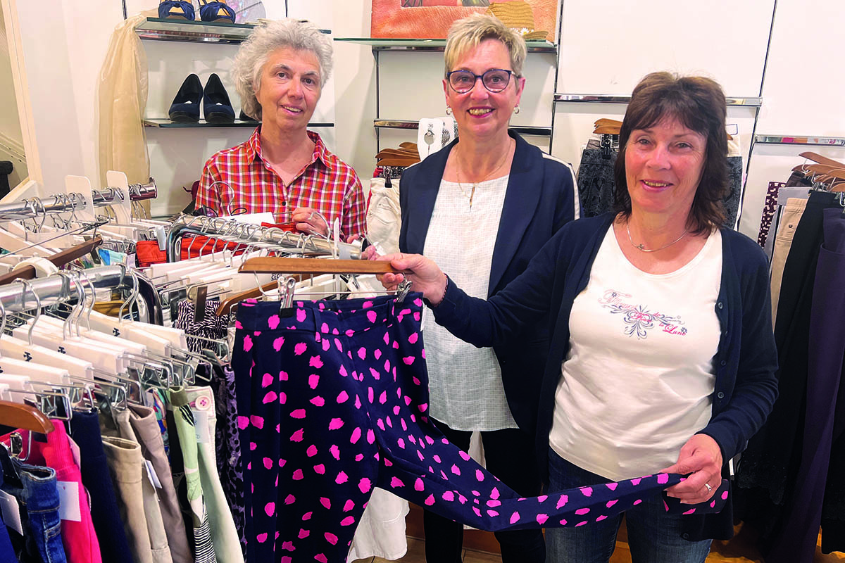 Mit dem Eintritt in den Ruhestand stand fr Gertrud Kpper, Anne Schughart und Angelika Heinemann (von links) fest: Wir wollen eine sinnvolle Ttigkeit. Foto: Caritasverband Westerwald-Rhein-Lahn / Holger Pritzsch