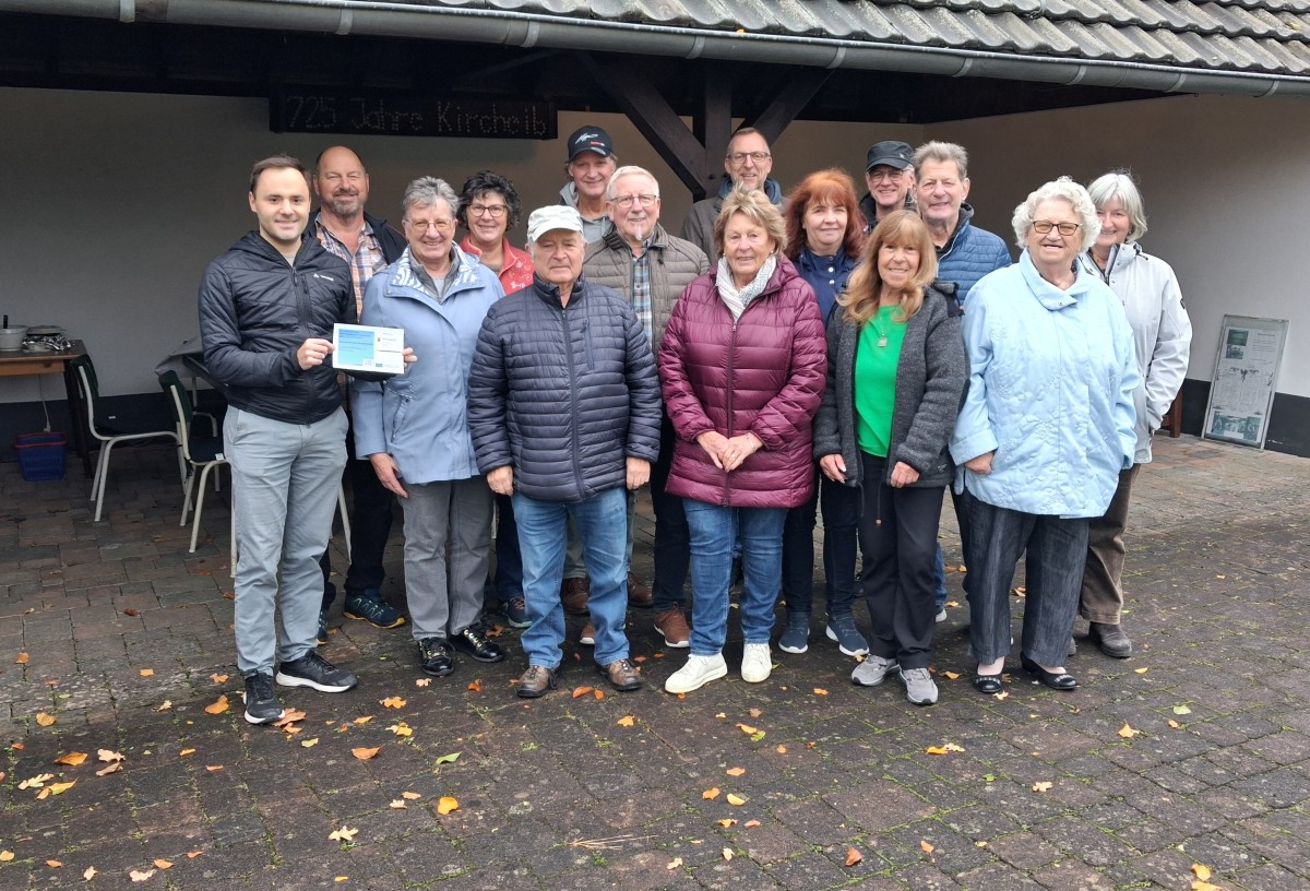 Engagement trifft Frderung: Kircheibs Dorfplatz erstrahlt in neuem Glanz