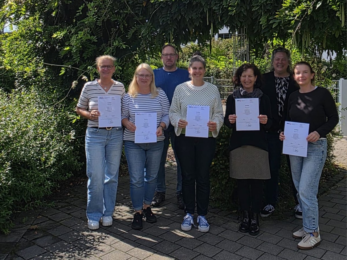 Sechs neue Inklusionscoachs (Foto: Helga Kober)