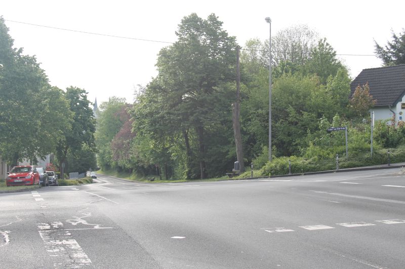 Ab dem 11. Mai wird oben am Frstenweg in Montabaur ein Kreisel gebaut. Dafr wird die Kreuzung gesperrt, ebenso die angrenzende Freiherr-vom-Stein-Strae, die grundlegend saniert wird. Foto: Pressedienst Montabaur