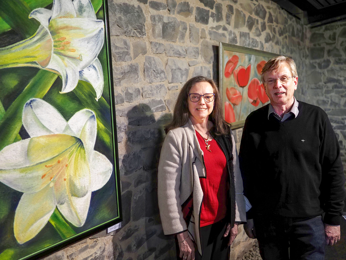 Gabriele Hartmann und Martin Rudolph (Geschftsfhrer des Stffel-Parks) (Foto: Tatjana Steindorf)