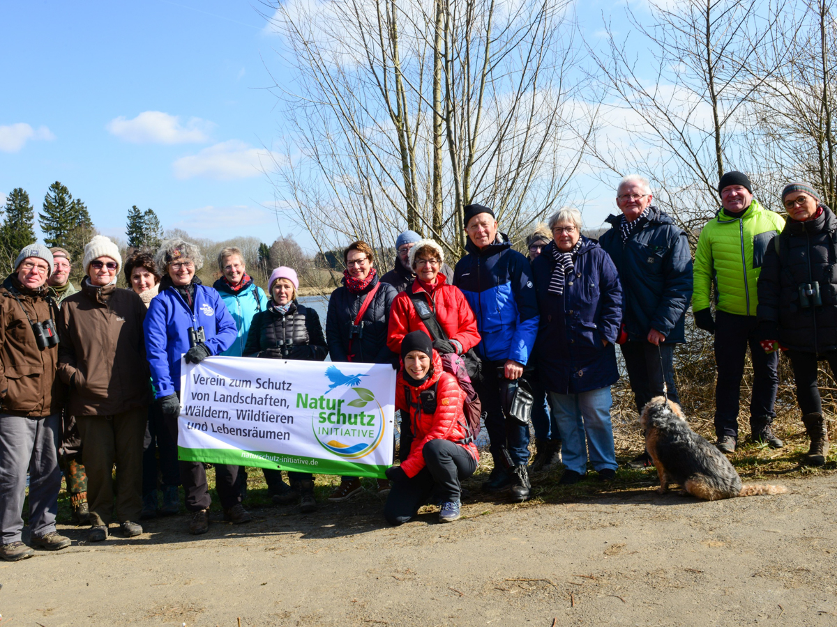 Erster Biber-Sonntag der Naturschutzinitiative e.V. am Biberweiher bei Freilingen