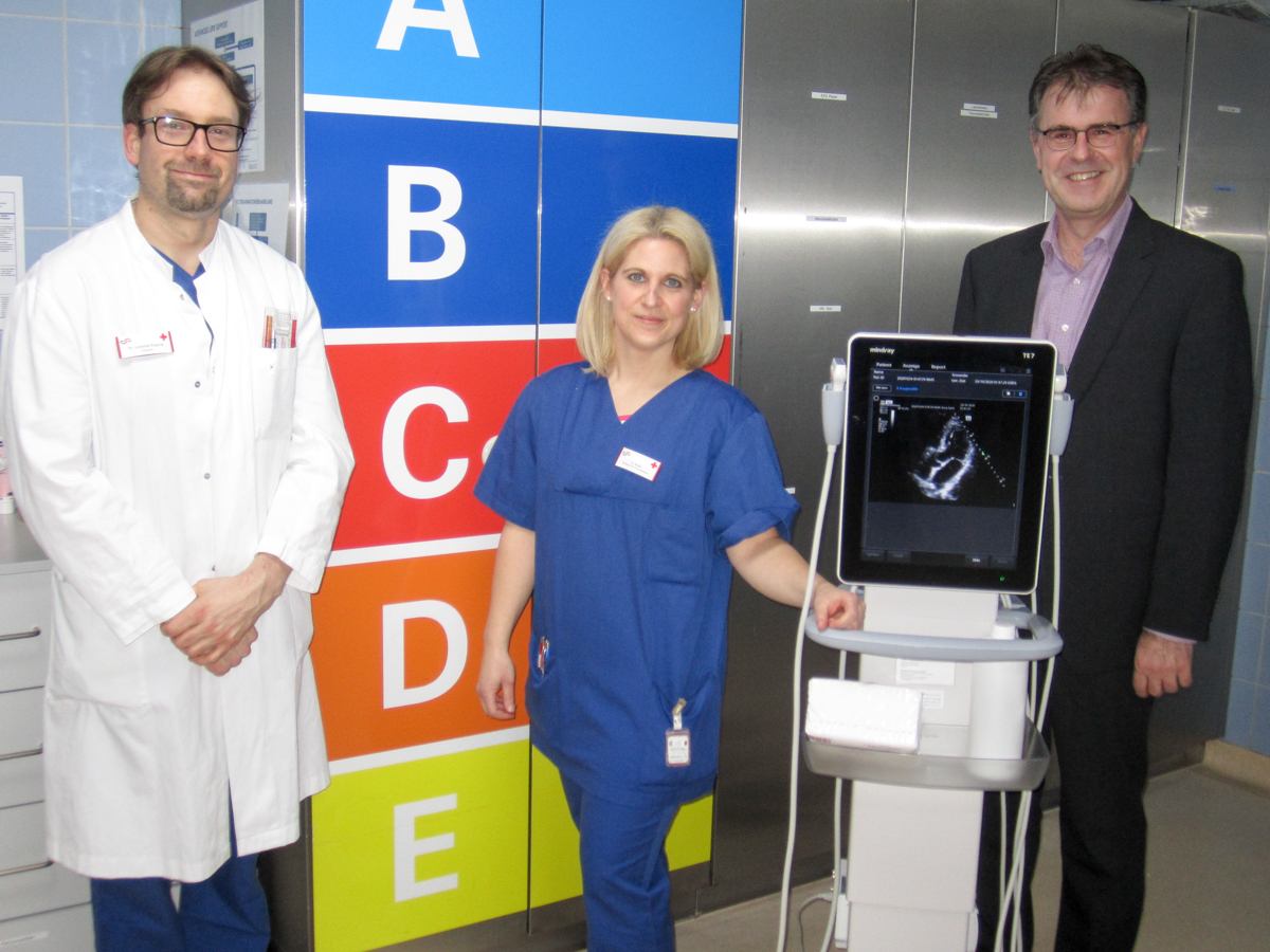 DRK Krankenhaus Hachenburg: moderne Ultraschalltechnik fr die zentrale Notaufnahme
