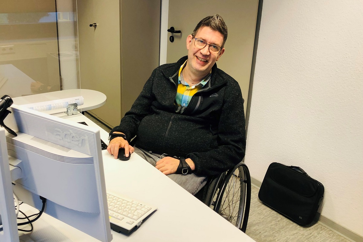 Gut angekommen: Florian Brendebach fhlt sich am neuen Arbeitsplatz bereits gut angekommen. (Foto: privat)