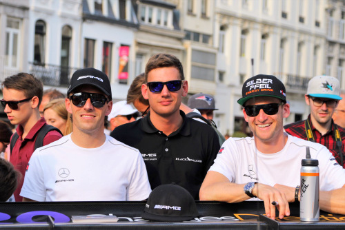 Erfolgreiches Trio: (von links) Yelmer Buurman, Luca Stolz und Maro Engel. (Foto: Manfred Muhr) 