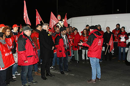 Die Arbeit wurde bei Federal Mogul niedergelegt. Fotos: anna