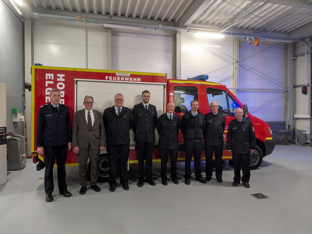 Neue F�hrung f�r die Feuerwehr Horressen-Elgendorf: Schulte und Will �bernehmen