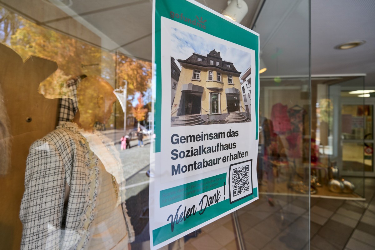 Darum geht es am 19. November: das Sozialkaufhaus gemeinsam erhalten. Foto: Sascha Ditscher