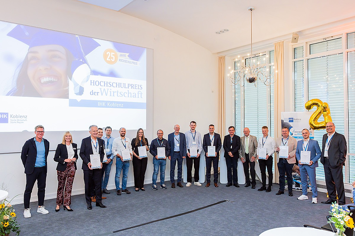 Zum 25. Mal zeichnete die IHK Koblenz praxisorientierte Abschlussarbeiten aus (Foto: Kai Myller)