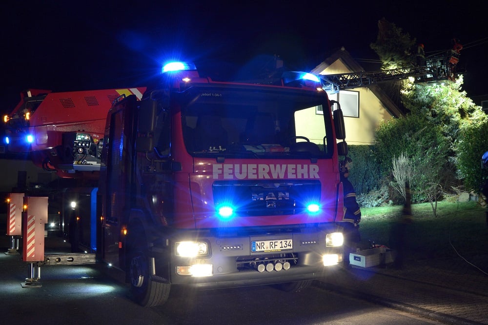 Feuerwehr VG Rengsdorf-Waldbreitbach im Einsatz. Foto: Feuerwehr