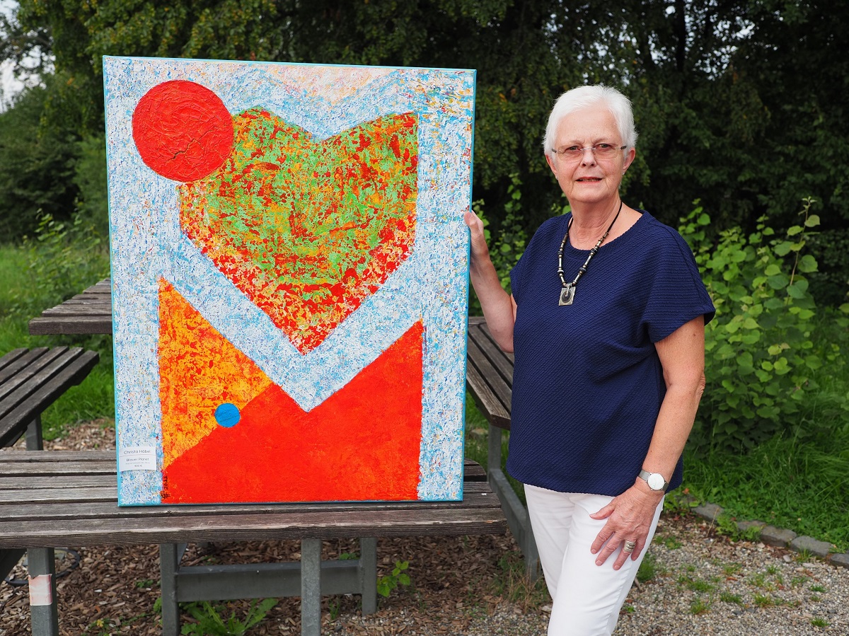 Innere, zarte Bilder als Antwort auf die Krisenjahre Christa Hbel stellt im Stffel-Park aus
