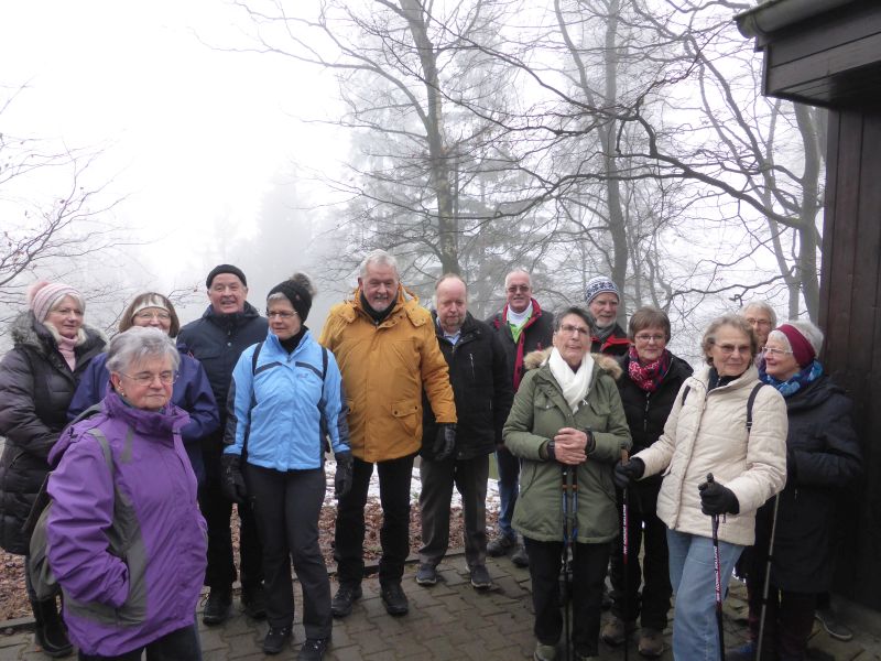 Winterwanderung des Westerwaldvereins Bad Marienberg auf den Kppel 