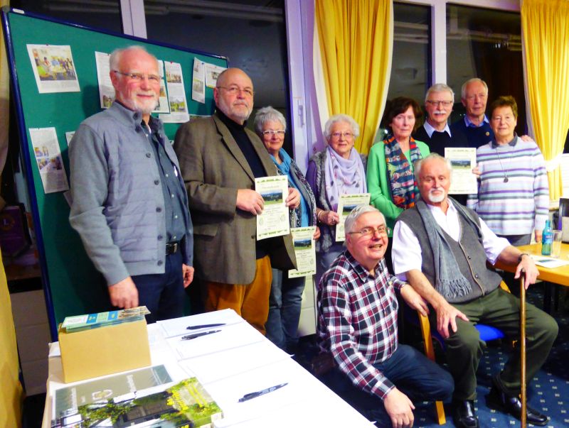 Geehrte Mitglieder des Westerwaldvereins Bad Marienberg. Fotos: privat 