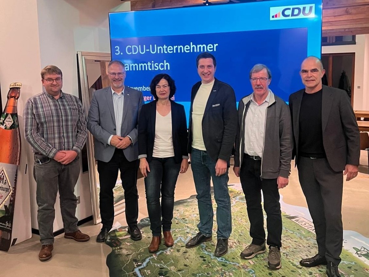 Harald Orthey im Gespr�ch mit der Hachenburger Wirtschaft