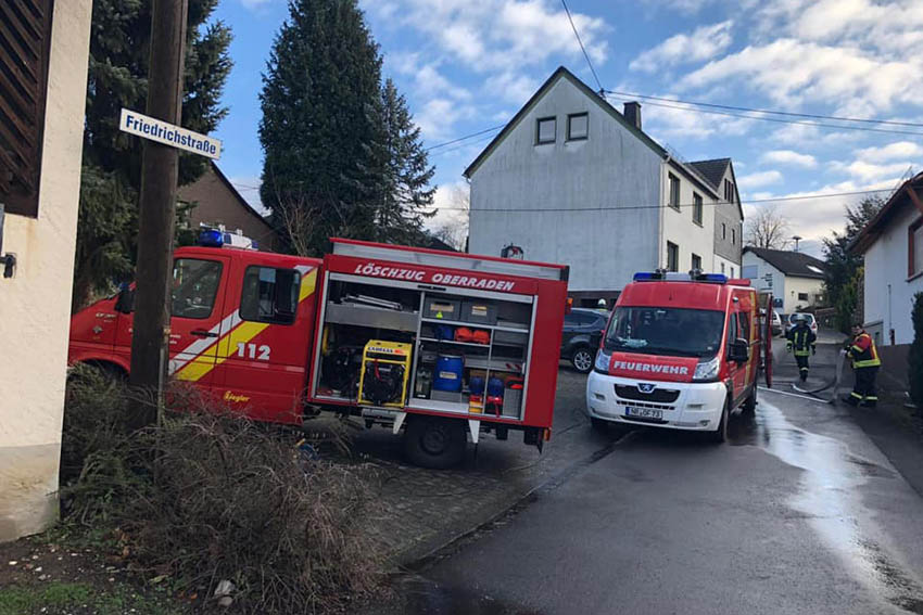 Einsatz fr Feuerwehr Oberraden-Straenhaus an Heiligabend