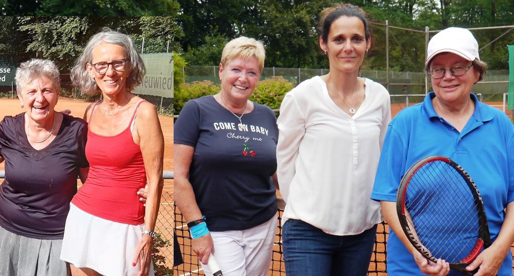 Damen 50 SG Flammersfeld/Steimel gelang Meisterschaft und Aufstieg in die A-Klasse
V.l.n.r. Ulrike Vopel TC RW Flammersfeld, sowie Dorothea Kiry, Adelheid Krmer, Natanja Neitzert und Mannschaftsfhrerin Rita Wildermann vom TC Steimel. Das Steimeler Team vervollstndigte Isolde Lux, die gegen SG Hattert im Einsatz war. Foto: Dietrich Rockenfeller