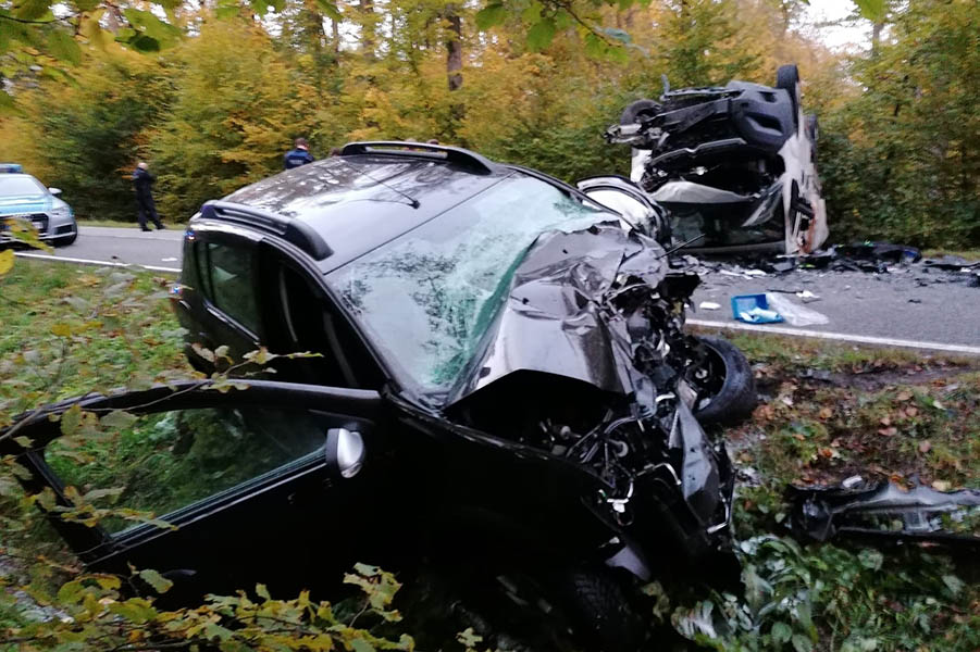 Tdlicher Verkehrsunfall auf der L 299 bei Hblingen 