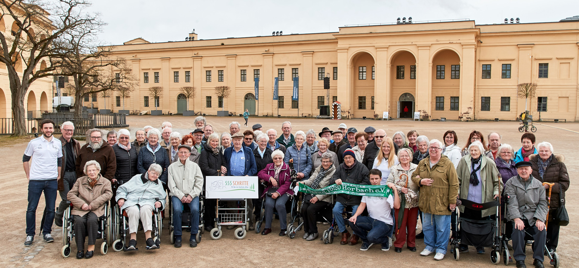 Vor kaum fnf Jahren waren noch viele 555er und Helfer gemeinsam auf der Festung Ehrenbreitstein 
(Foto: Uli Schmidt)