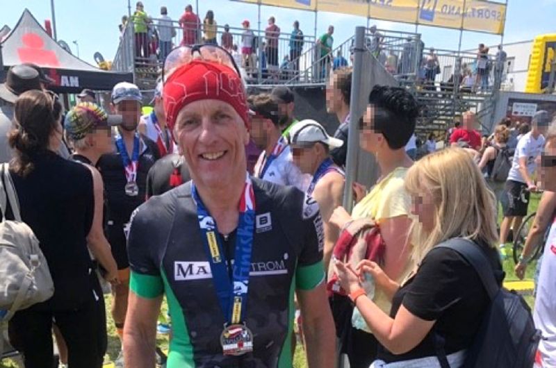 Gnter Geimer beim 70.3 Austria in Sankt Plten. Foto: privat