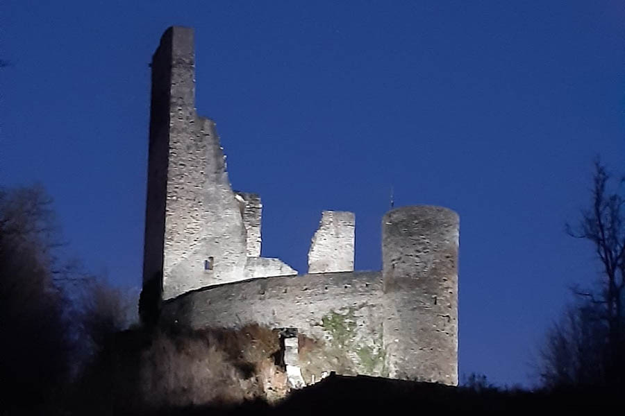 Burg Reichenstein - Ein Licht fr die anstehende Adventszeit