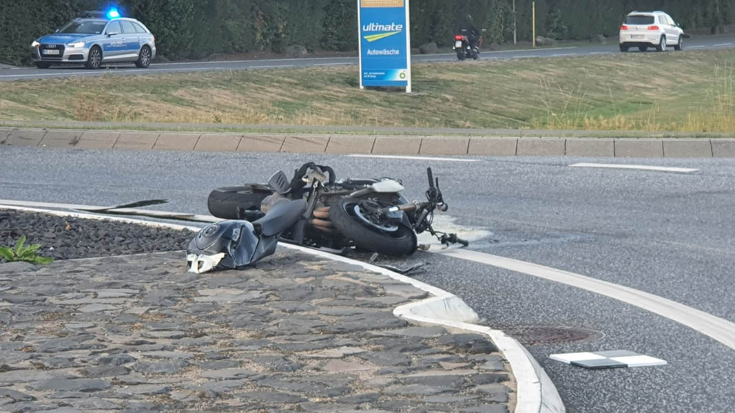 Schwerer Unfall in Mogendorf - Motorradfahrer tot