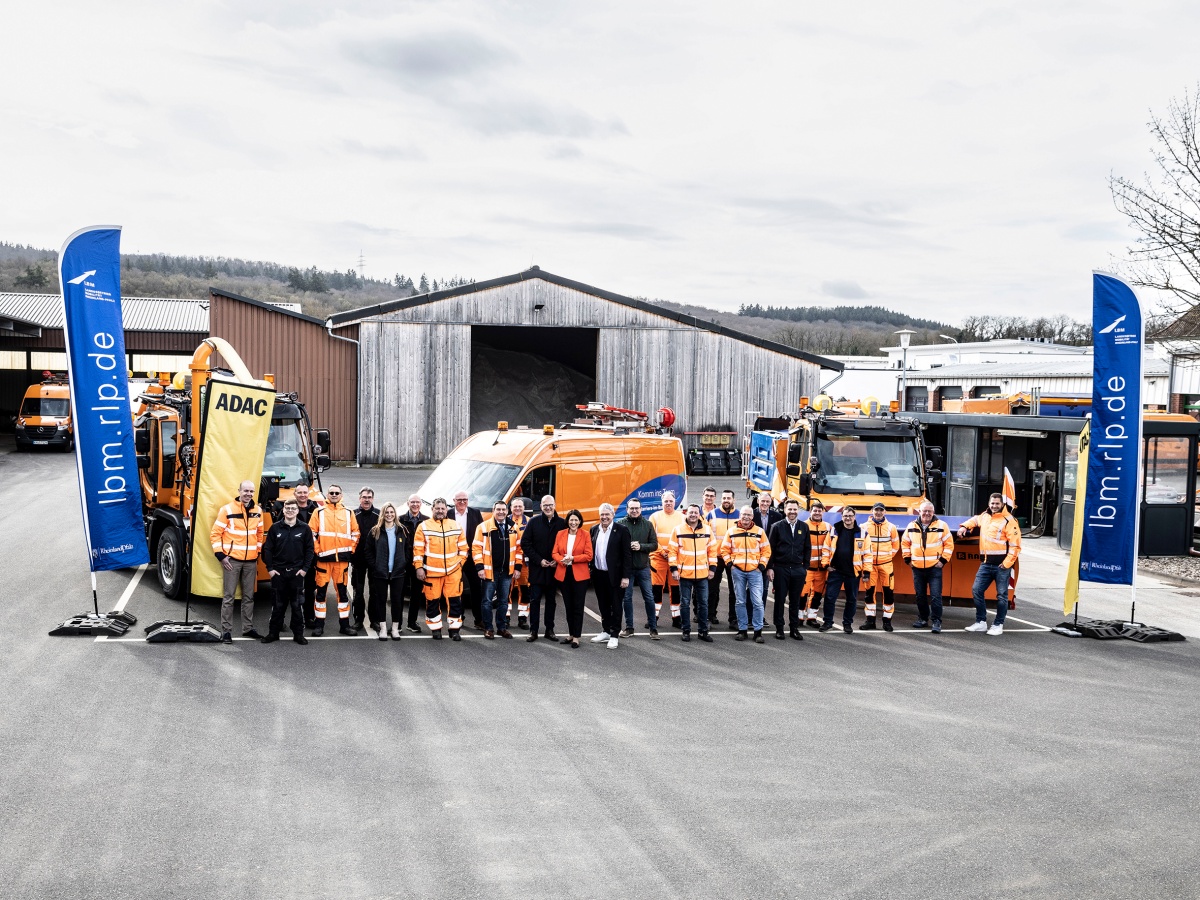 Das Team der Stra�enmeisterei Bad Kreuznach (Foto: Michael Schick/lbm)