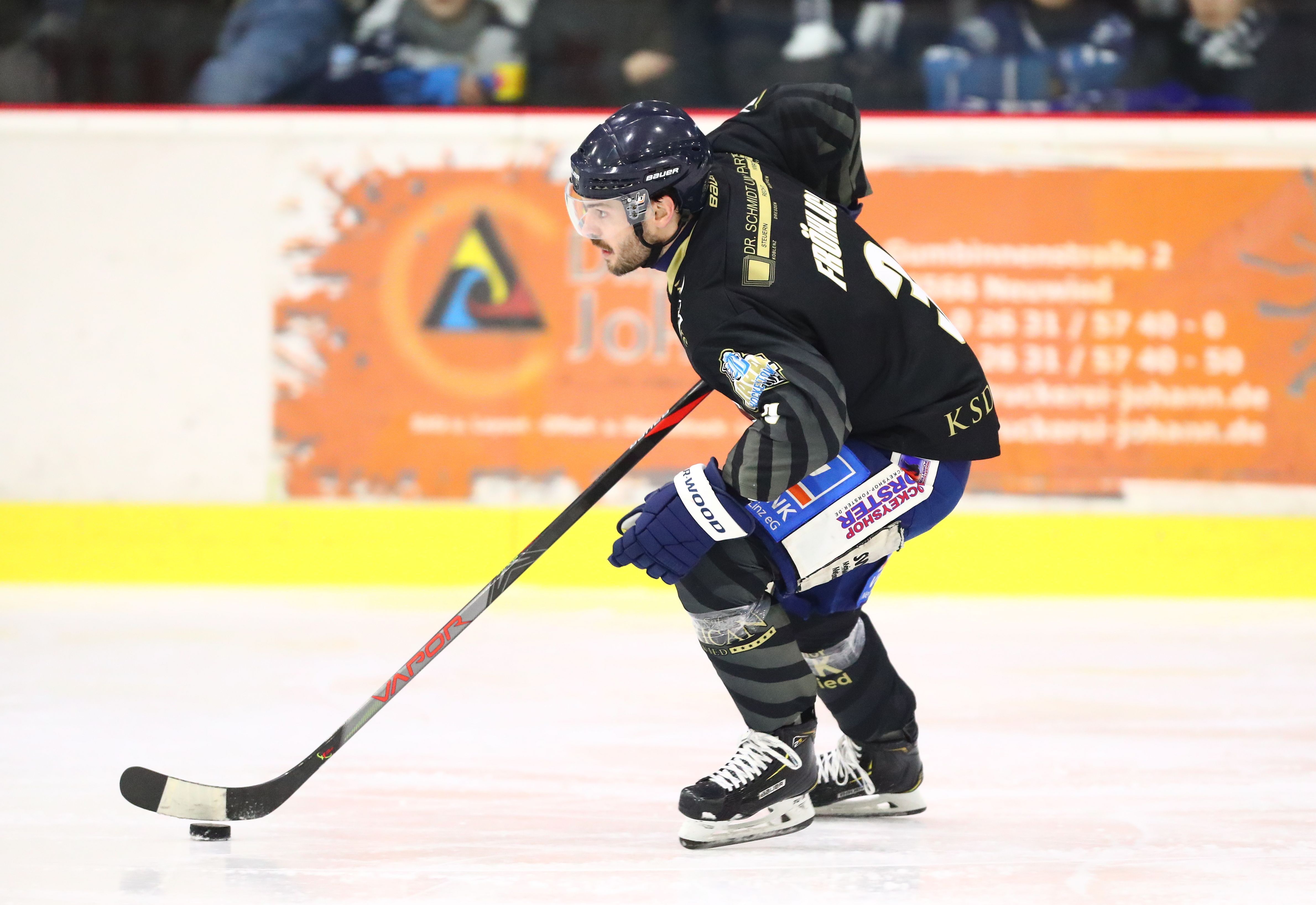 Neuwieds Kapitn Stephan Frhlich erhielte in Ratingen einen Hattrick. Foto: Verein