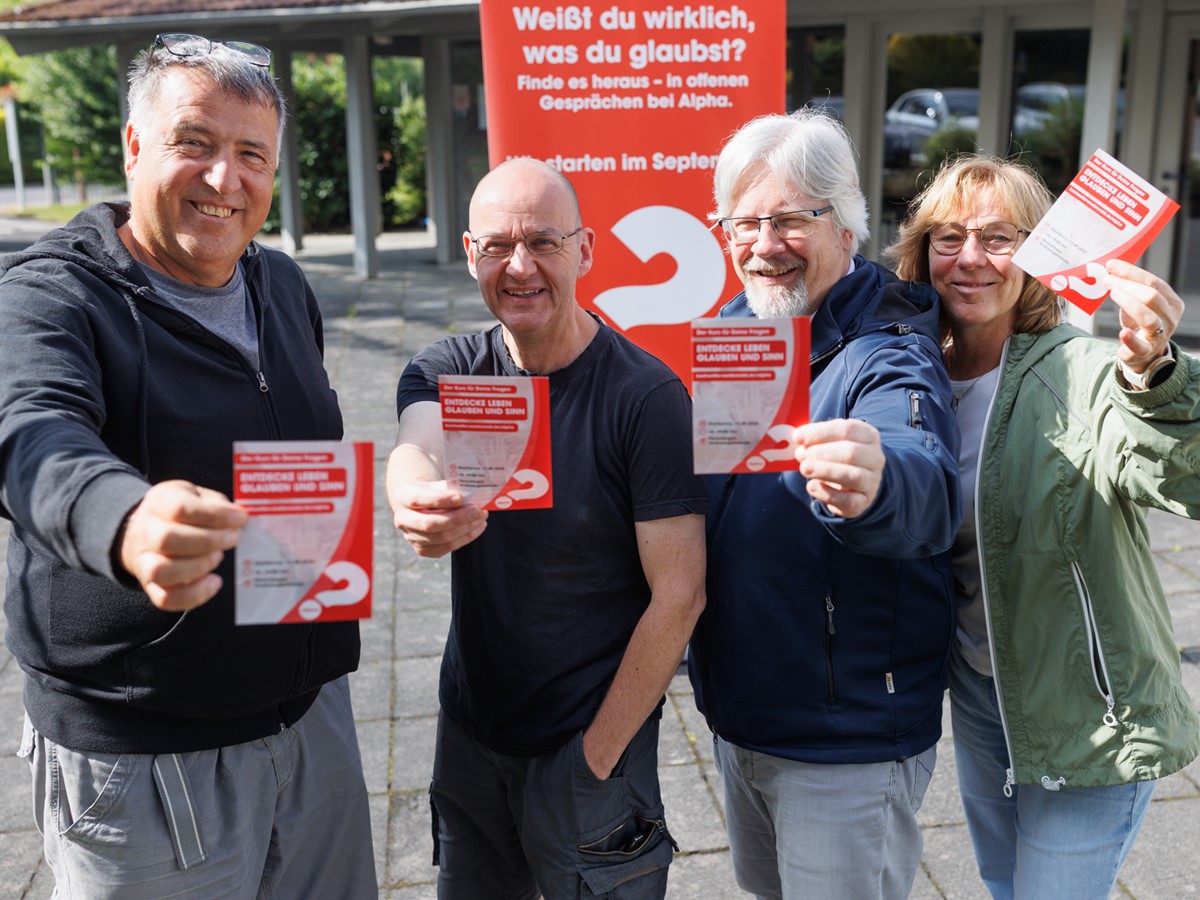 Das Organisationsteam (von links):  Guido Steinebach, Michael Kleck, Stefan Thomanek und Hilke Olivier-Klaas (Foto: Peter Bongard)