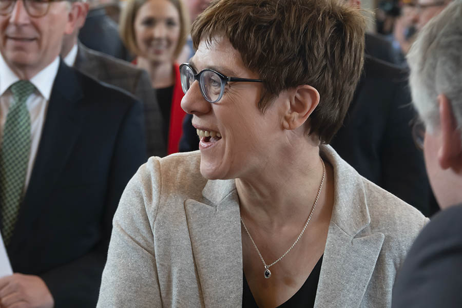 Annegret Kramp-Karrenbauer genoss das Bad in der Menge. Fotos: Wolfgang Tischler