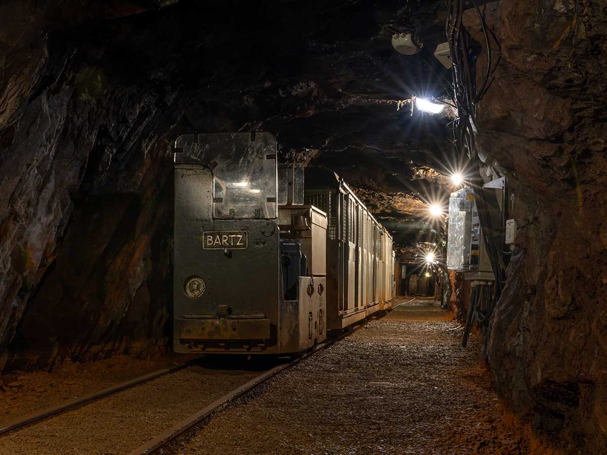In der Untertagewelt der Grube Bindweide stoen film- und fotobegeisterte Menschen auf viele eindrucksvolle Motive  "echt unterirdisch". (Foto: Lothar Schneider)