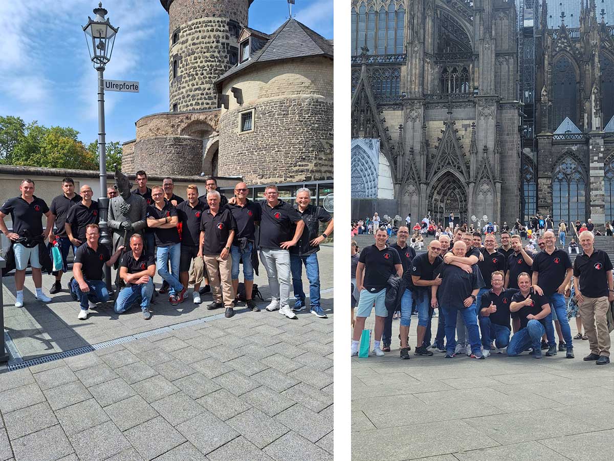 Der Wissener Elferrat auf karnevalistischen Spuren in Kln. (Foto: Elferrat KG Wissen /Timo Wirths)