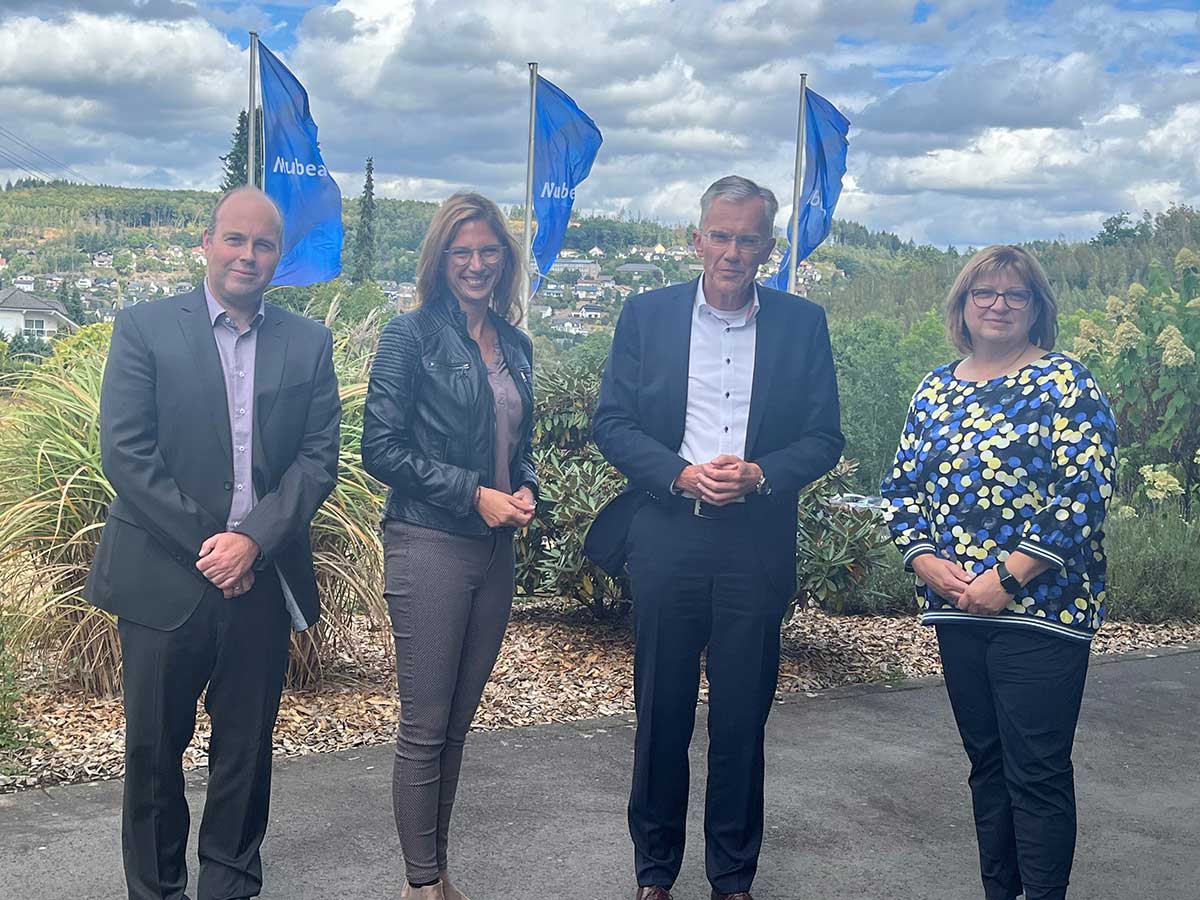 Von links nach rechts: Stephan Hentschel, Sabine Btzing-Lichtenthler, Dr. Jrgen Schulz, Gabi Lck. (Foto: SPD)
