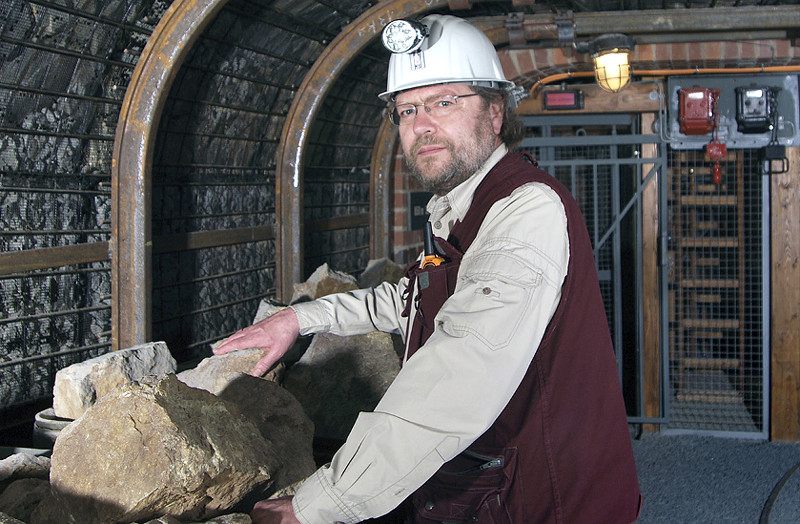 Achim Heinz, Leiter des Bergbaumuseums des Kreises Altenkirchen. Foto: KV Altenkirchen