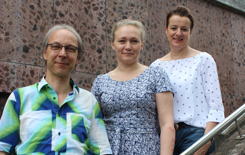 Wolfram Westphal, Larisa Viklenko und Diana Utgenannt (von links) sind Mirarbeiter des Betreuungsvereins. Foto: Privat.
