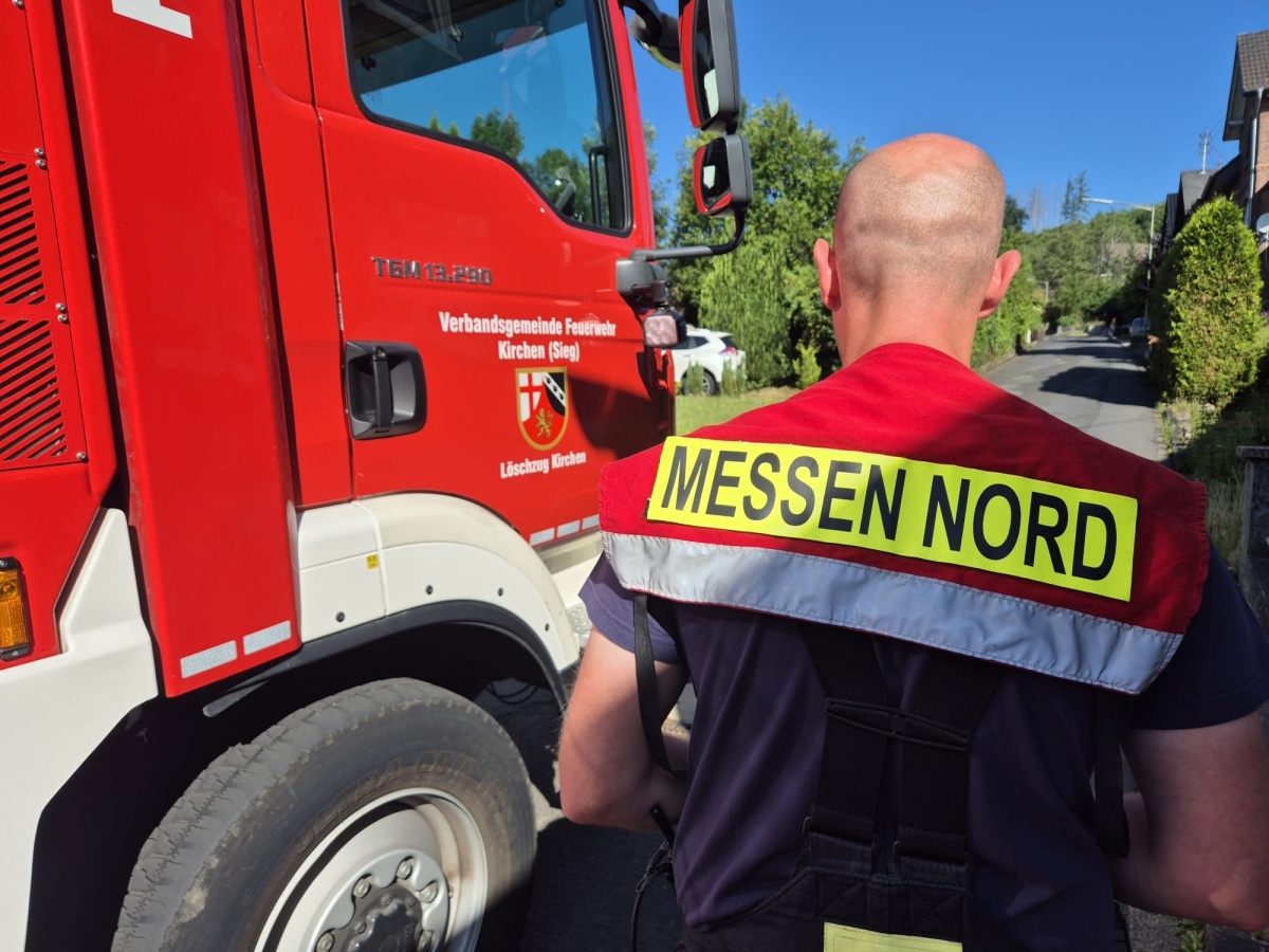 Gasgeruch in Brhlhof (Foto: Verbandsgemeinde Feuerwehr Kirchen)