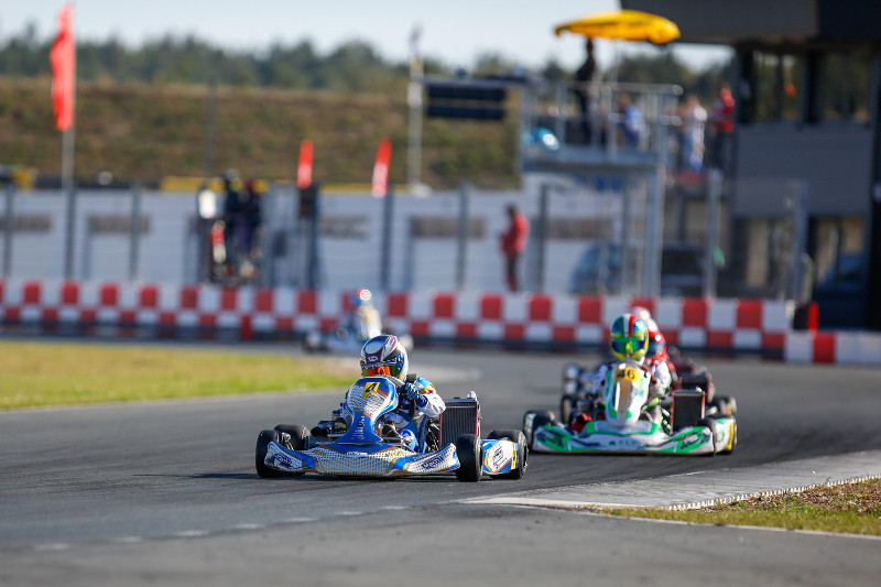 Tom Kalender war beim zweiten Saisonrennen des ADAC Kart Masters in Mlsen am Start. Foto: Privat