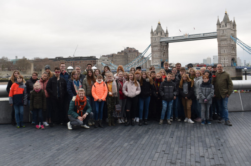 Die Jugendlichen aus dem Kreis Altenkirchen erlebten ein berraschend ruhiges London. Foto: Privat