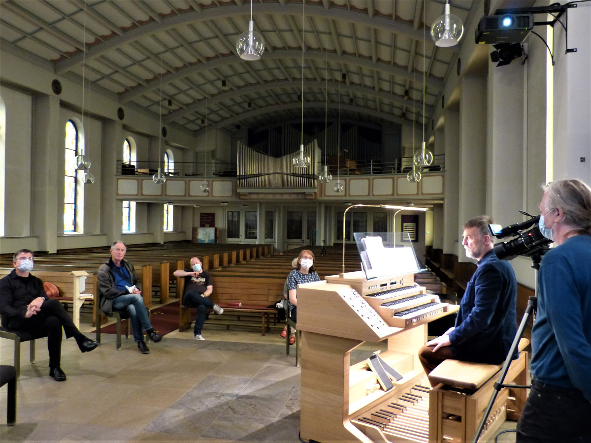 Orgel und Spieltisch faszinieren in der Konzertkirche Altenkirchen