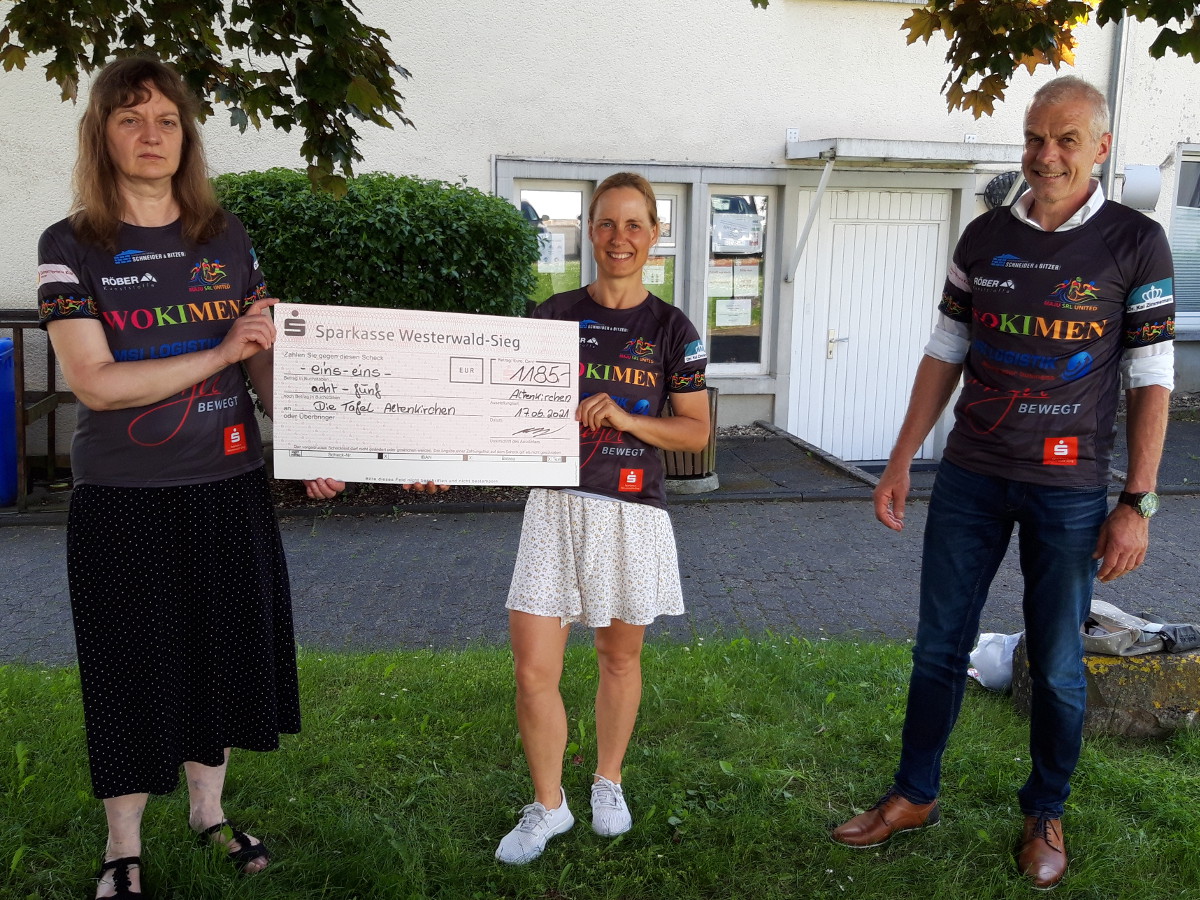 Riesenfreude bei der Tafel Altenkirchen: Spendenlauf brachte 1.185 Euro