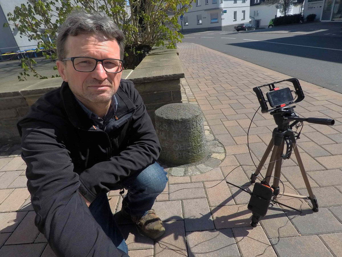 Stephan Frst ist inzwischen der Fachmann fr Online-Stadtfhrungen durch Altenkirchen. (Foto: privat)
