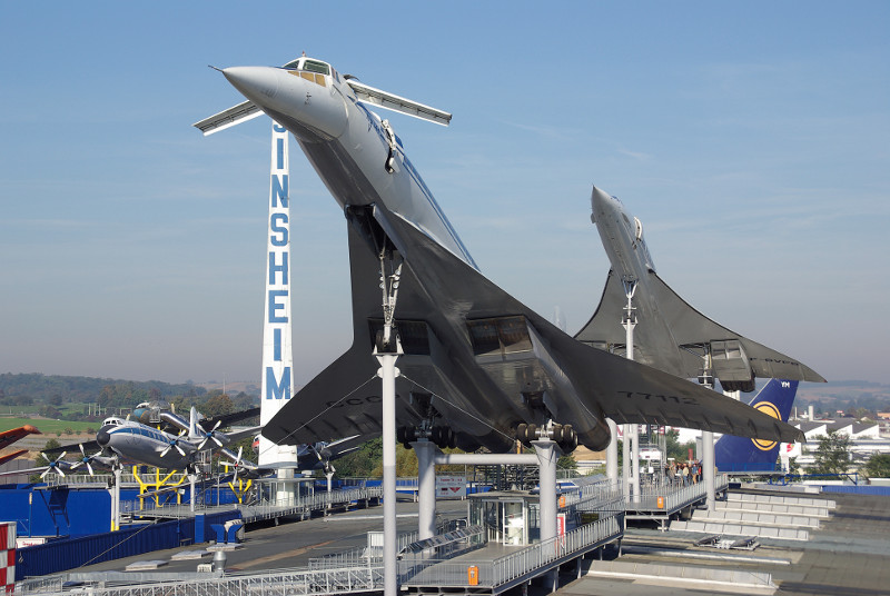 Die Original Concorde der Air-France ist eines der Exponate im Technikmuseum. Foto: Auto und Technik Museum Sinsheim