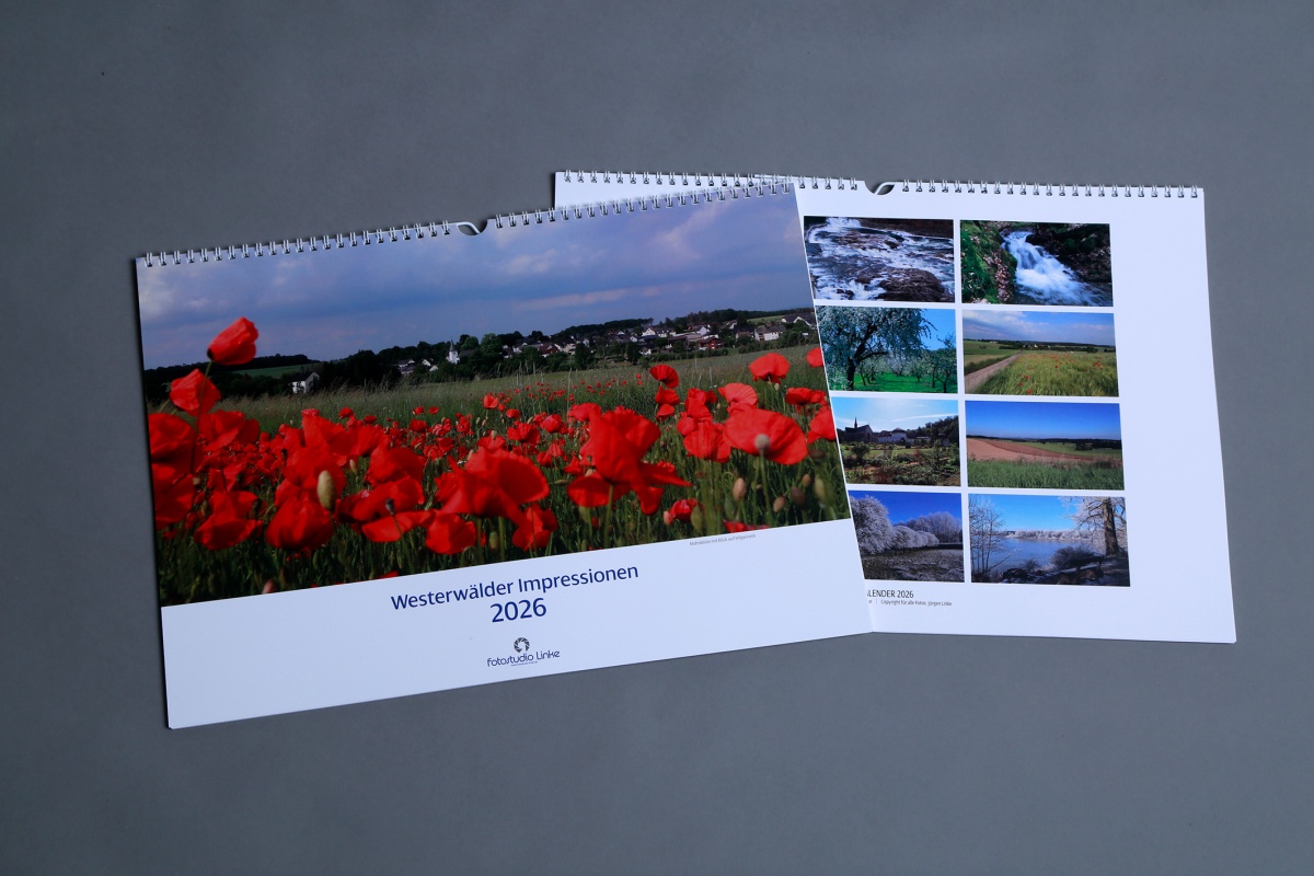 Westerw�lder Impressionen 2026: Der Fotokalender von J�rgen Linke