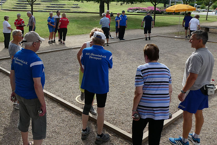 Herzsportverein Neuwied trifft auf Boule-Spieler