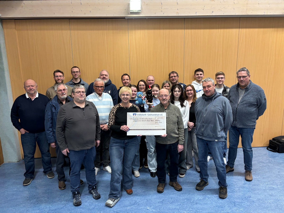 Spenden�bergabe (Foto: Bernhard Vogel)