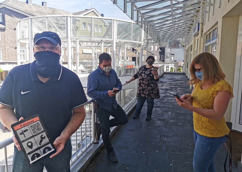 Actionbounds bietet die Mglichkeit, Stdte in Form einer digitalen Stadtrallye abzulaufen.(Foto: VG-Verwaltung Betzdorf-Gebhardshain)